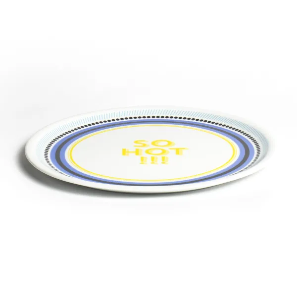 Set of 4 Guest Mix1 Series 32cm Pizza Plates by Bitossi Home