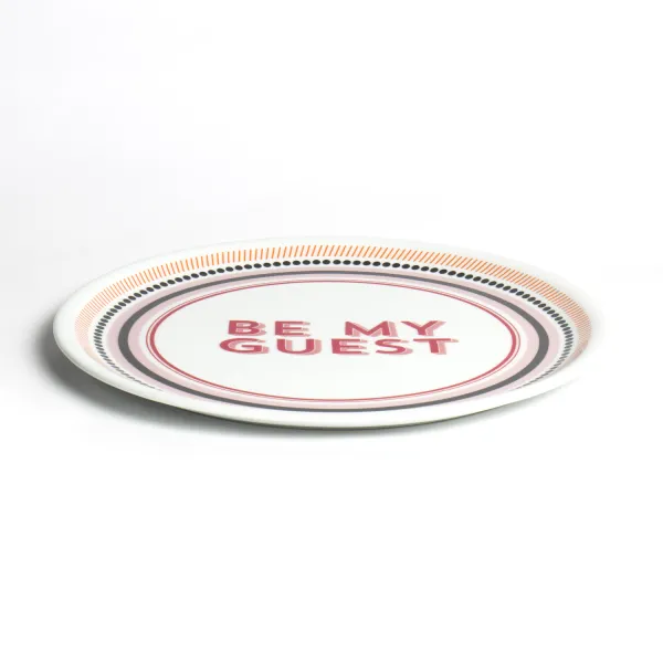 Set of 6 Guest Mix2 Series 32cm Pizza Plates by Bitossi Home
