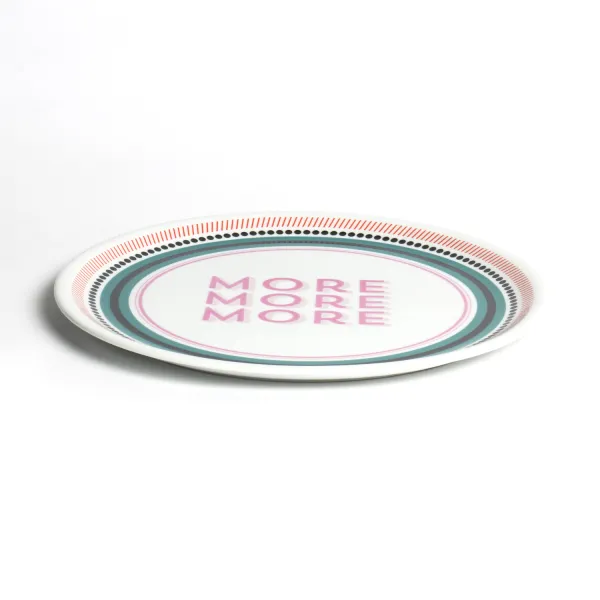 Set of 6 Guest Mix2 Series 32cm Pizza Plates by Bitossi Home