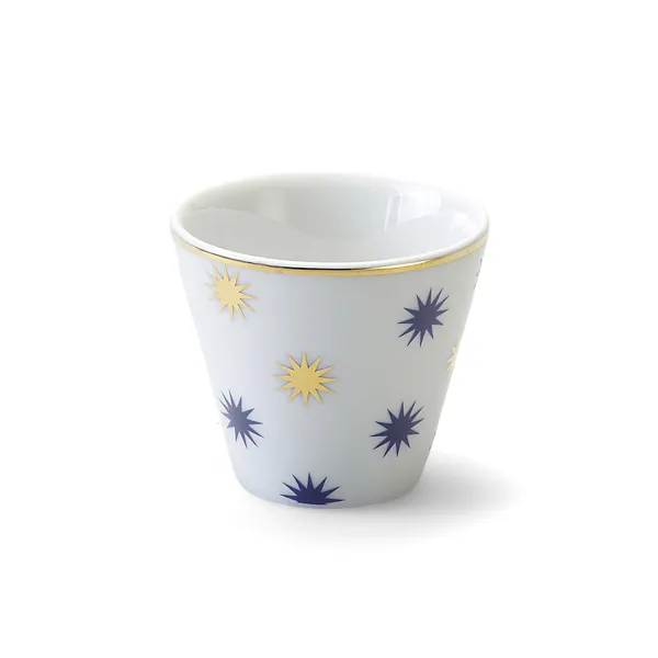 Set of 8 Abracadabra Porcelain Tumblers with Gold Details by Bitossi Home