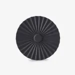Pekoë Black Ceramic Saucer 14cm by Revol
