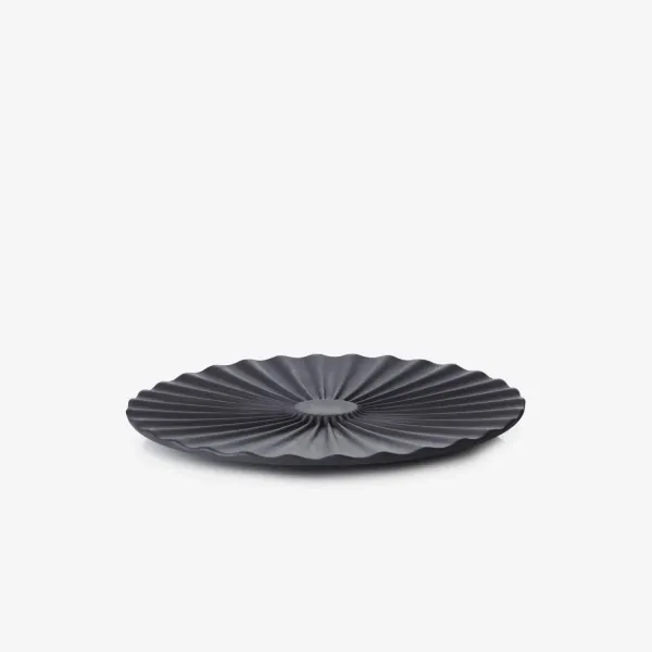Pekoë Black Ceramic Saucer 14cm by Revol