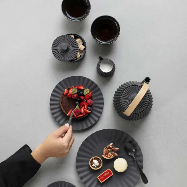 Pekoë Piatto Ceramica Nera 21cm by Revol