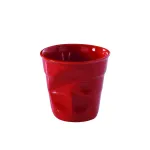 Froissé Espresso Tumbler, Crushed Cup, Red, 8 cl by Revol
