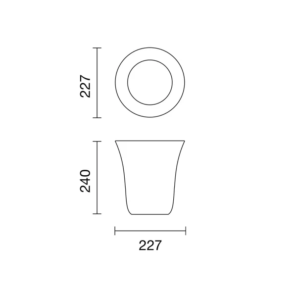 Acrylic bottle bucket with LED lights: Plaza Bucket Set by Italesse