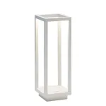 Zafferano Home – Lampada da Tavolo Ricaricabile Bianca