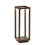 Zafferano Home – Lampada da Tavolo Ricaricabile Corten