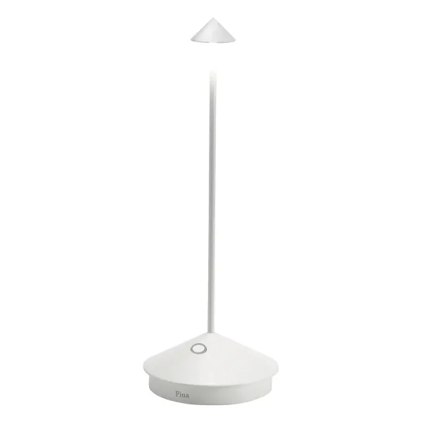 Zafferano Pina – Rechargeable Table Lamp Lampes-à-porter White