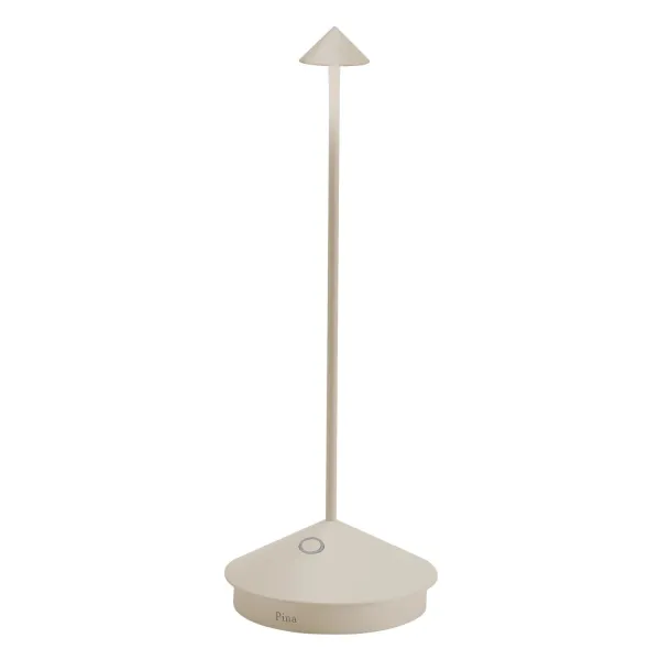 Zafferano Pina – Rechargeable Table Lamp Lampes-à-porter Sand