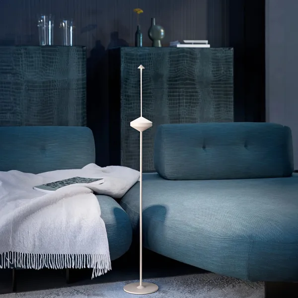 Zafferano Pina – Lampada da Tavolo Ricaricabile Lampes-à-porter Sabbia