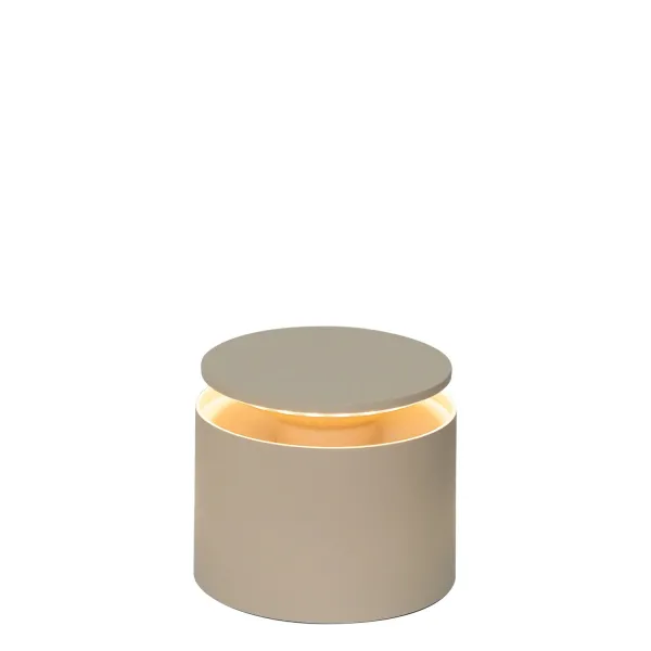 Zafferano Push-up Pro Portable and Rechargeable Table Lamp, Sand Color