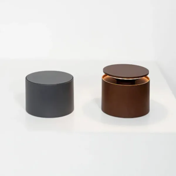 Zafferano Push-Up Lampes à Porter da Tavolo Portatile e Ricaricabile Grigio Scuro
