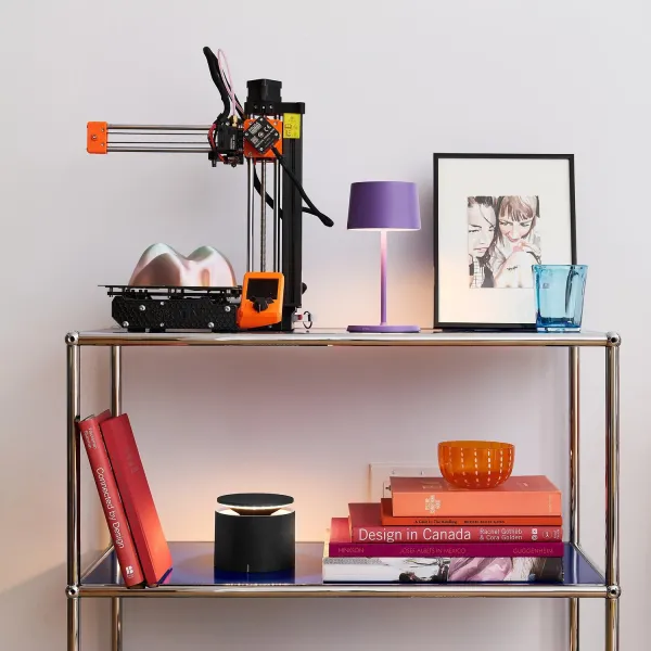 Zafferano Push-Up Lampes à Porter da Tavolo Portatile e Ricaricabile Grigio Scuro
