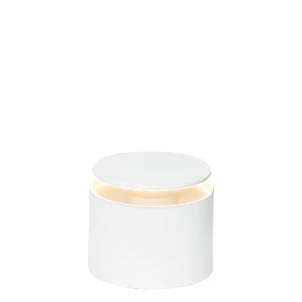 Zafferano Push-Up Lampes à Porter Portable and Rechargeable Table Lamp, White
