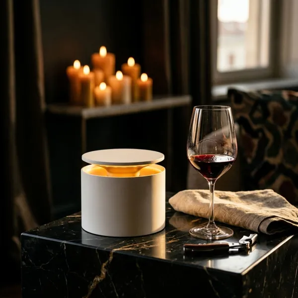 Zafferano Push-Up Lampes à Porter Portable and Rechargeable Table Lamp, White