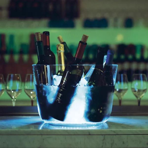 Secchiello professionale in acrilico con led Set Tonic Ice Bowl by Italesse