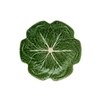 Bordallo Pinheiro Green cabbage-shaped dinner plate, 26.5 cm