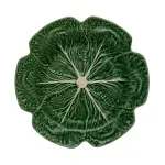 Bordallo Pinheiro green cabbage-shaped placemat, 30.5 cm