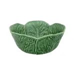 Bordallo Pinheiro green cabbage-shaped salad bowl, 29.5 cm