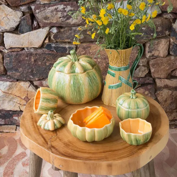 Bordallo Pinheiro zuppiera a forma di zucca 1.5 litri