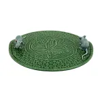 Bordallo Pinheiro round cheese board with Lily mice