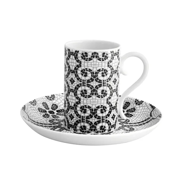 Vista Alegre Calcada Portuguesa Set of 4 Cups and Saucers