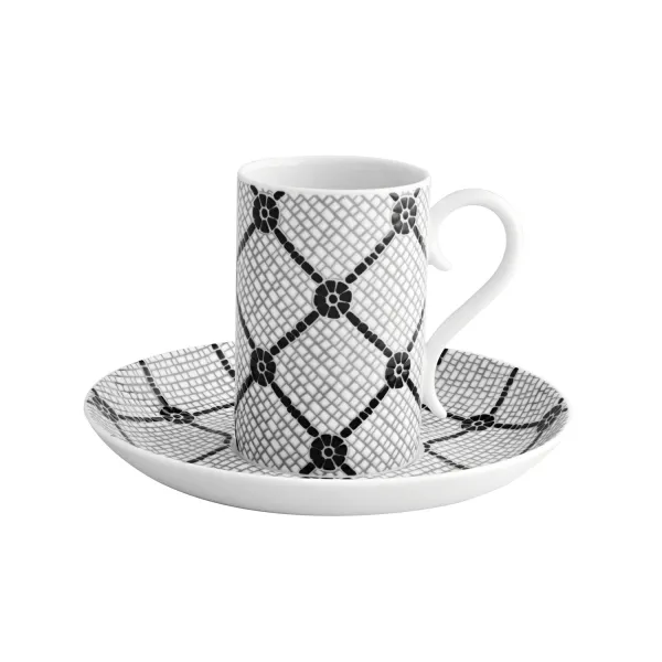 Vista Alegre Calcada Portuguesa Set of 4 Cups and Saucers