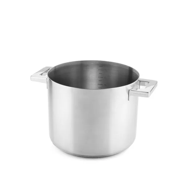 Pentola Alta Mepra Stile 22 cm — Design Pininfarina in Acciaio Inox con Fondo Multistrato