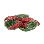Cabbage with Lobsters Appetizer Plate - Bordallo Pinheiro