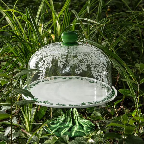 Pomum Alzata con Cupola porta torte Vista Alegre 38cm