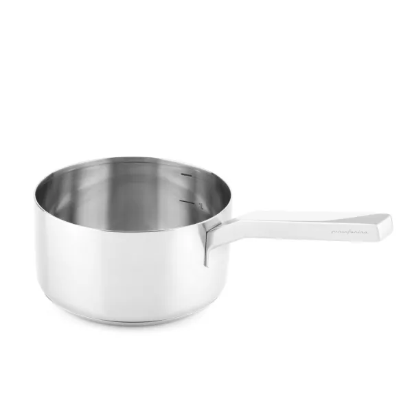Casseruola Mepra Stile — Design Pininfarina in Acciaio Inox con Fondo Multistrato - Logo Pininfarina — 2 Misure