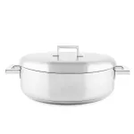 Mepra by Pininfarina Double-Handled Stainless Steel Frying Pan