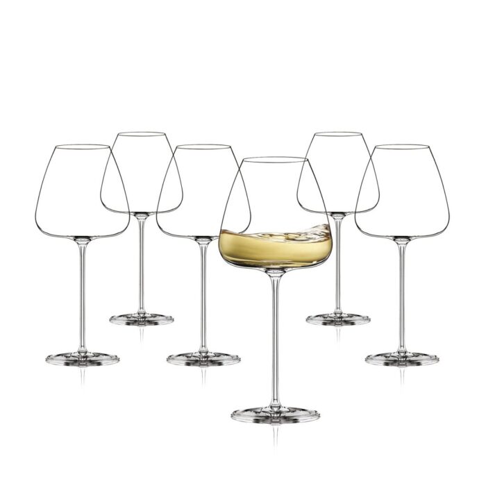 T-Made 55 Xtreme – Set Di 6 Calici In Vetro Cristallino, 560 Cc.