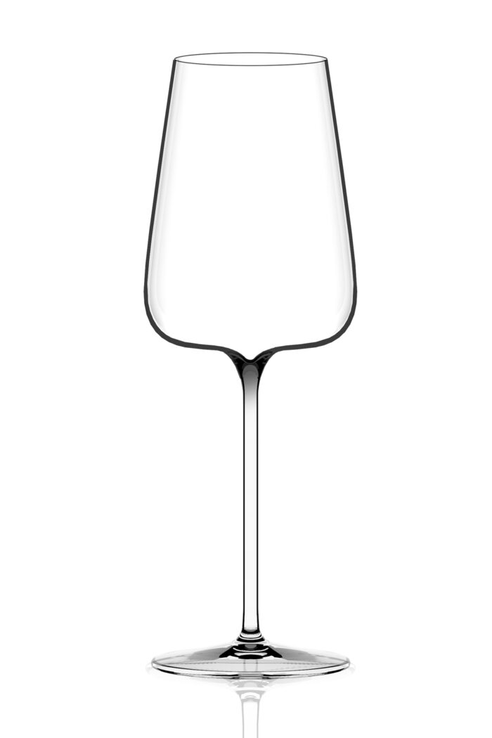 Etoilé Blanc Set 6 Calici Vino Bianco In Vetro Cristallino 570 Cc.