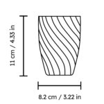 Vertigo Tumbler Amber White Set 6 bicchieri Italesse