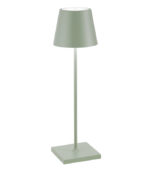 Poldina lampada da tavolo ricaricabile a led color Salvia Poldina lampada da tavolo ricaricabile a led color Salvia