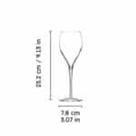 Privé Gran Cru set 6 calici professionali in vetro cristallino Xtreme 330 cc. Italesse