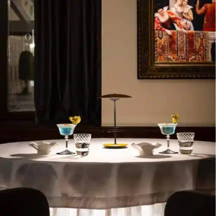 Italesse Wormwood Astoria cocktail glass mixology ambient