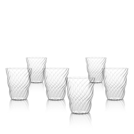 Twist Tumbler Clear Set 6 bicchieri Italesse