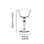 Wormwood Presidente Glass Italesse Dimensions