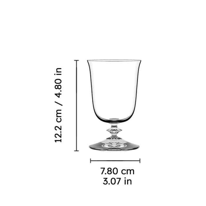 Wormwood Rock Gobbler bicchiere da cocktail in vetro cristallino da 230cc Italesse