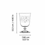 Wormwood Rock Gobbler bicchiere da cocktail decorato da 230cc Italesse