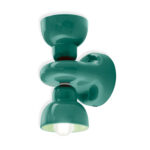 C2601_turchese Berimbau lampada da parete