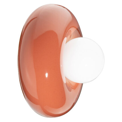 Applique da parete arancio Bumbum di Ferroluce