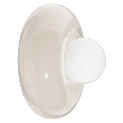 Applique da parete crema Bumbum di Ferroluce
