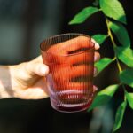 Bicchiere HandyTumbler Vetro A Mano Ametista Zafferano Lifestyle