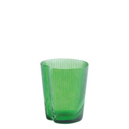 Bicchiere HandyTumbler Vetro A Mano Verde Zafferano