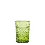 Bicchiere Provenzale Tumbler Verde Mela Vetro Zafferano