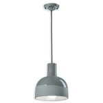 C2400_grigio lampada a sospensione in ceramica