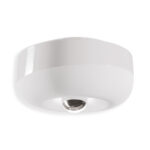 C2542_bianco plafoniera in ceramica con una luce